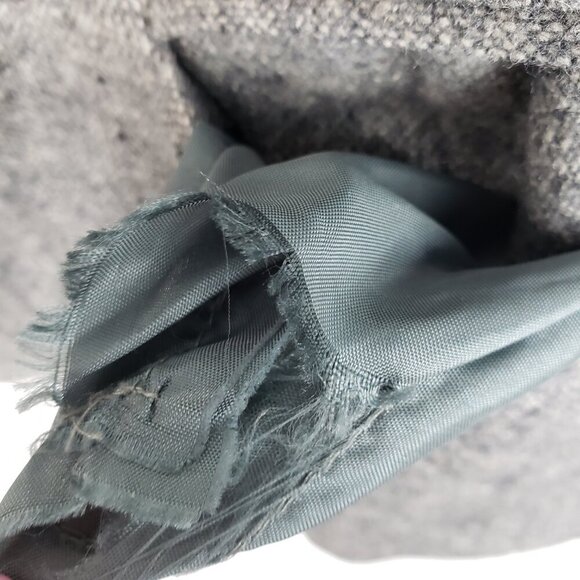 J Crew Schoolboy Blazer 2-Button Gray Tweed Wool Silk 29073 Womens Size 6 - Picture 9 of 10